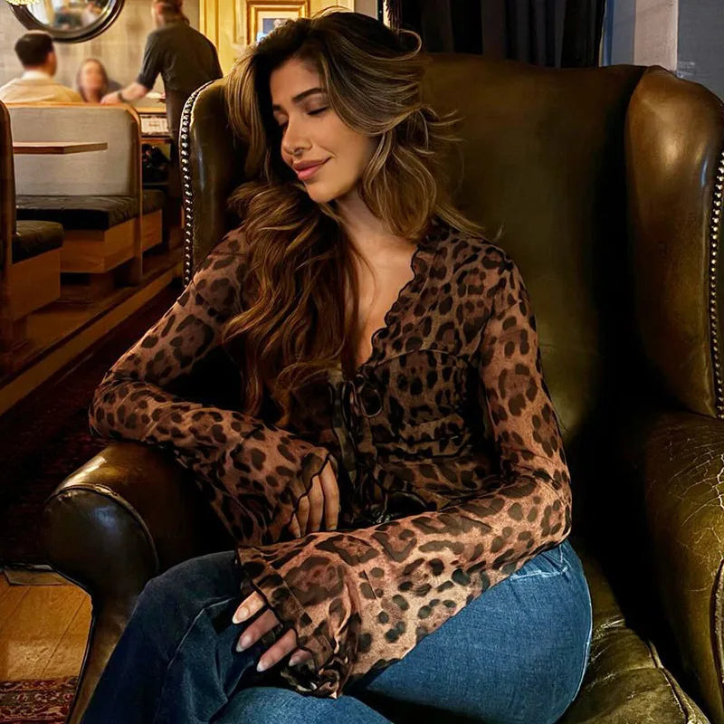 Leopard top