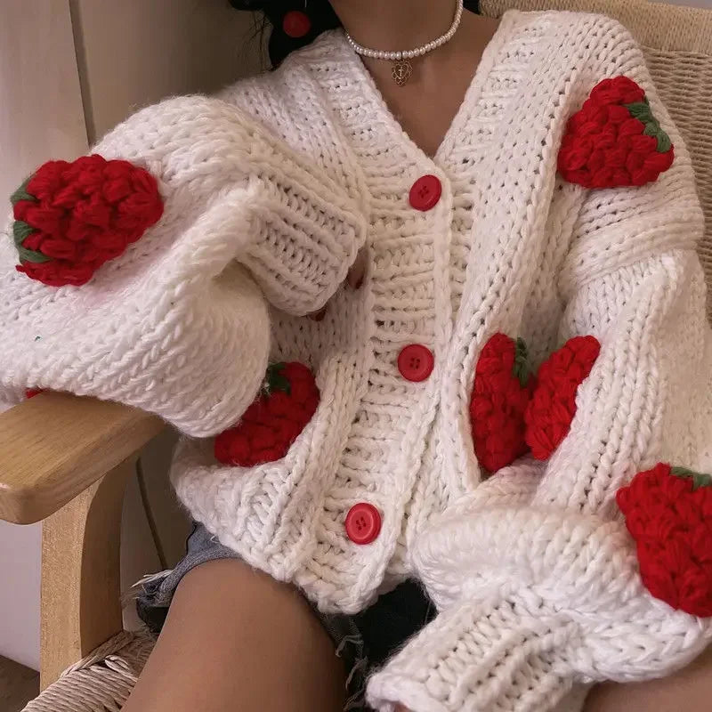 Cárdigan Dulce Fresa